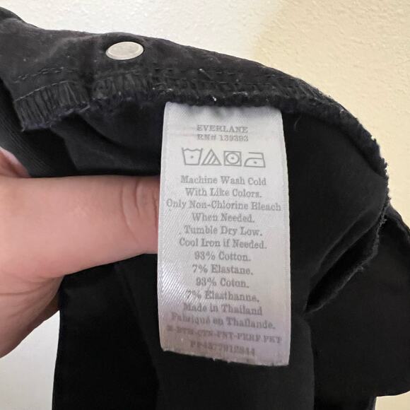 Everlane Black Straight Leg Jeans Size 32x32 - Picture 5 of 5